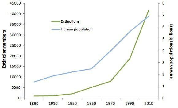 大量絶滅のグラフ